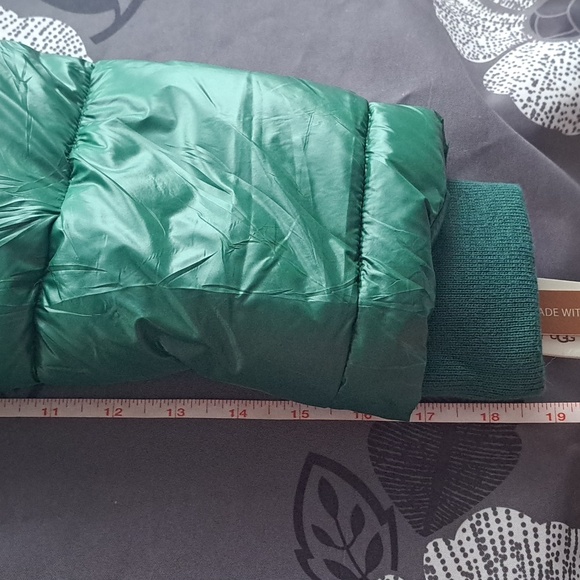 Koolaburra by UGG Womens Green Long Sleeve Full Zip Puffer Jacket Size Large - Picture 8 of 10